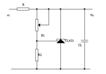 Circuit diagram of adjustable regulated power supply using TL431 Zener diode Circuit diagram of adjustable regulated power supply using TL431 Zener diode